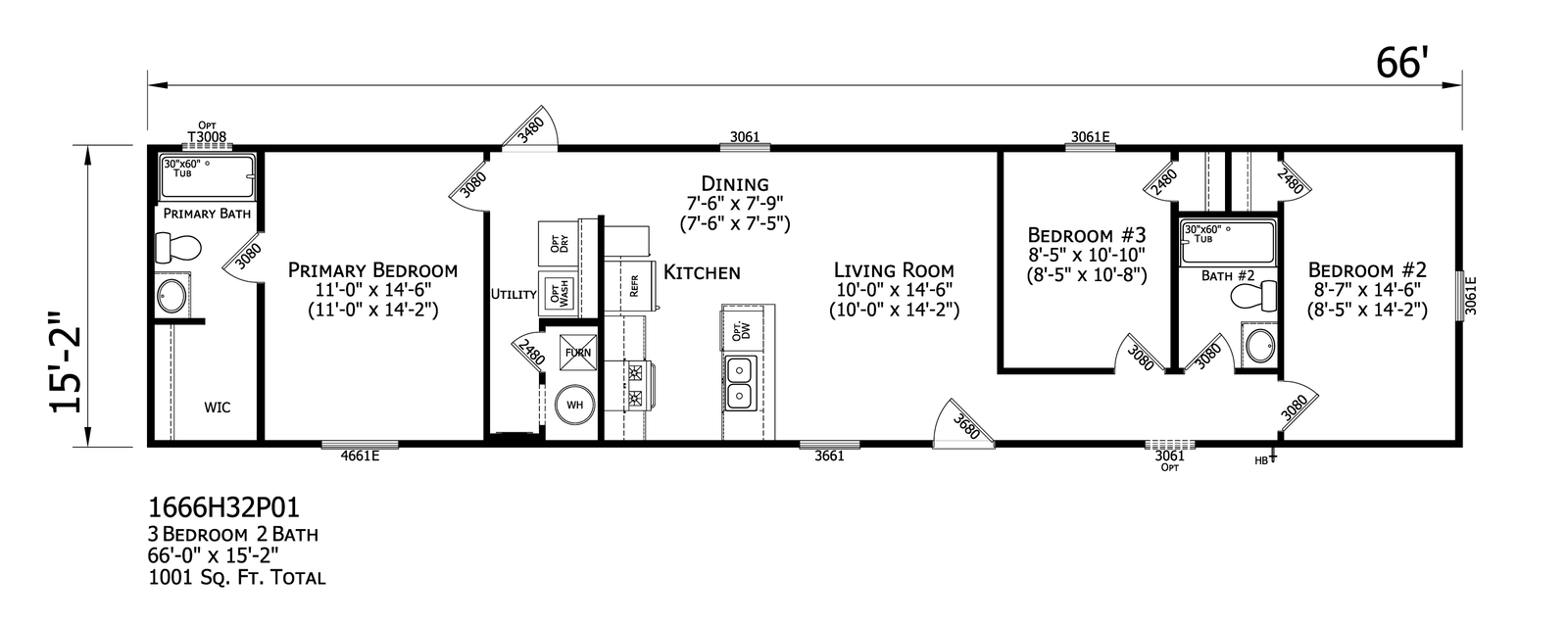 Prime Vertex 135 floor plan