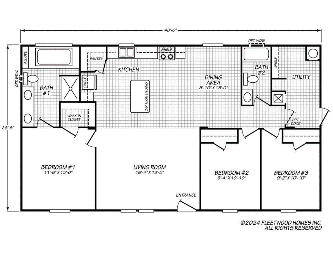 Pure Homes 28483U floor plan