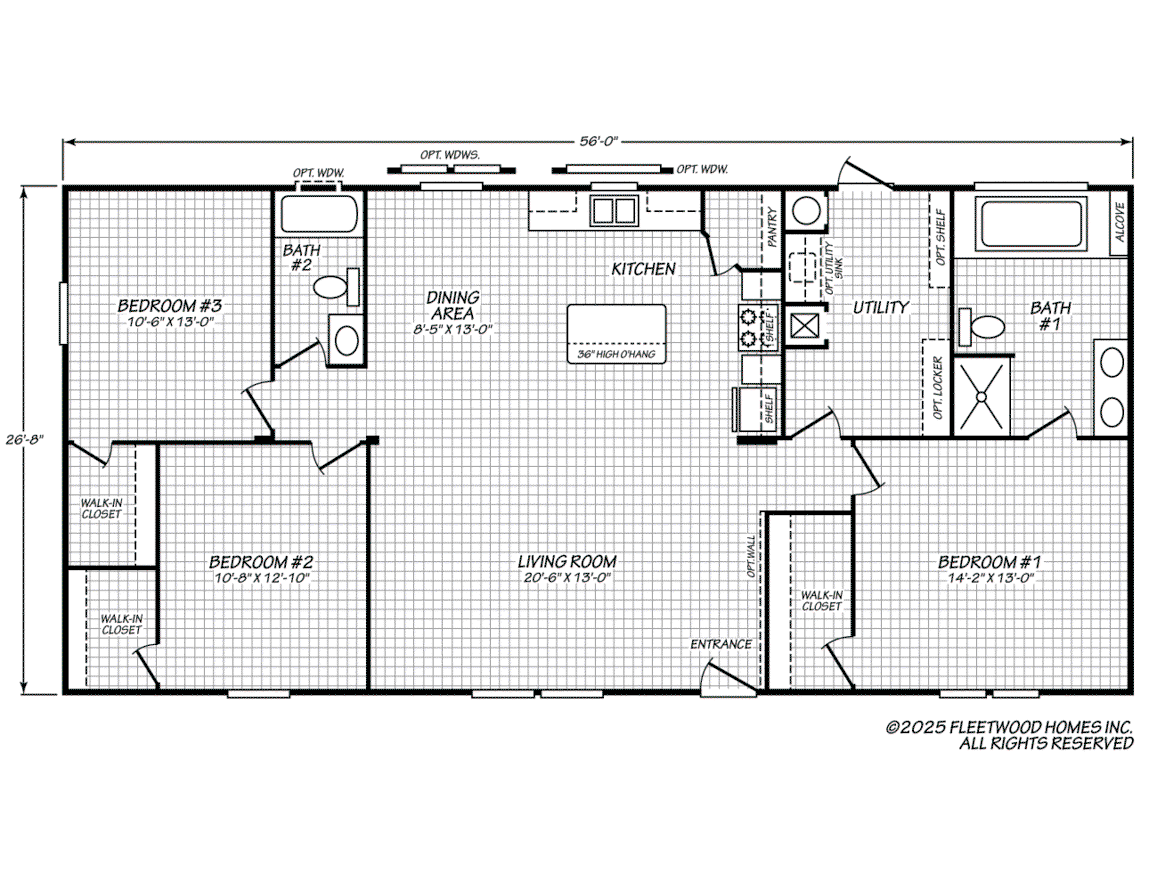Pure Homes 28563U floor plan