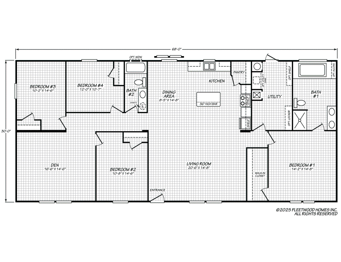 Pure Homes 32684U floor plan