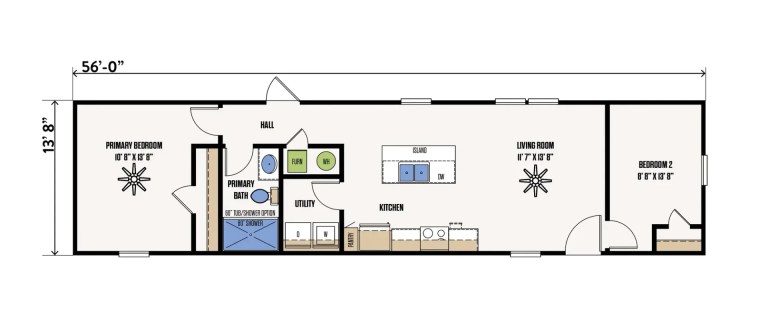 The Abilene single wide manufactured home