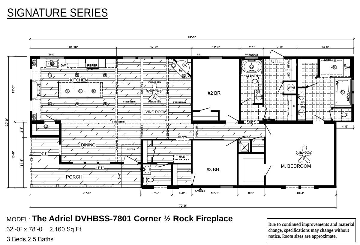 The Adriel Corner ½ Rock Fireplace photo 1