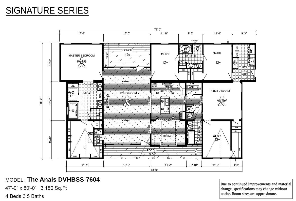 The Anais floor plan