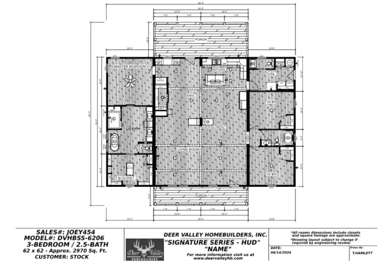 The Barndominium 1 Story double wide manufactured home
