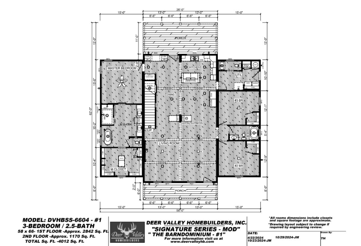 The Barndominium floor plan