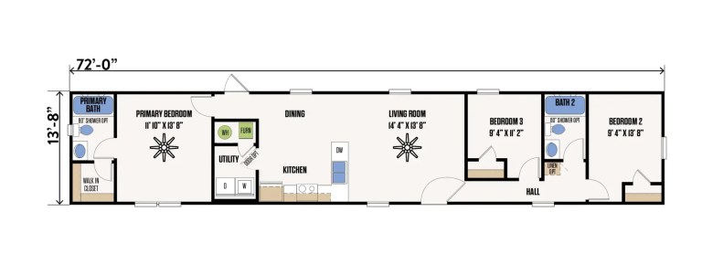 The Breckenridge single wide manufactured home
