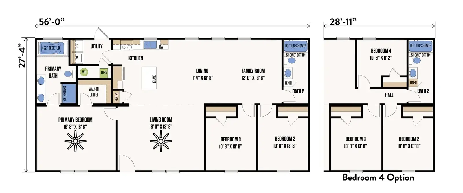 The Brewster floor plan