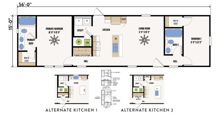 The Cisco single wide manufactured home