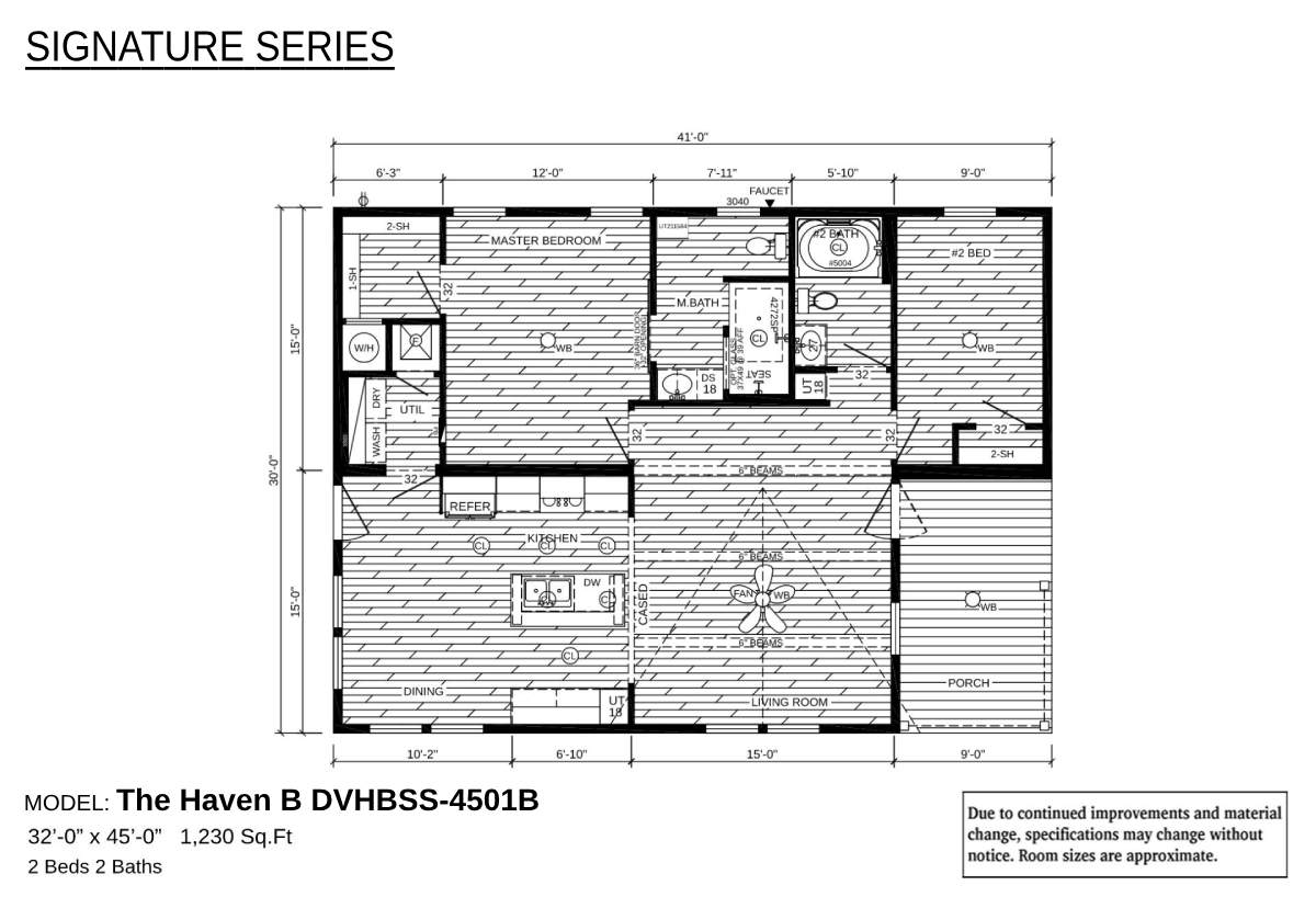 The Haven B floor plan
