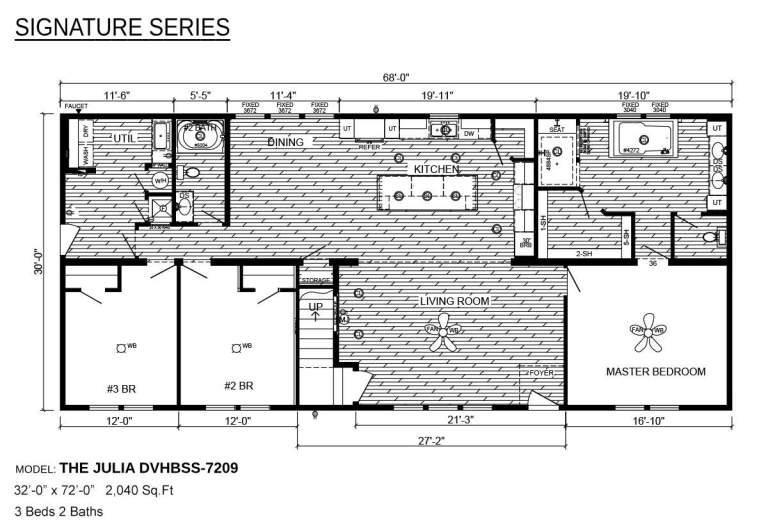 The Julia double wide manufactured home