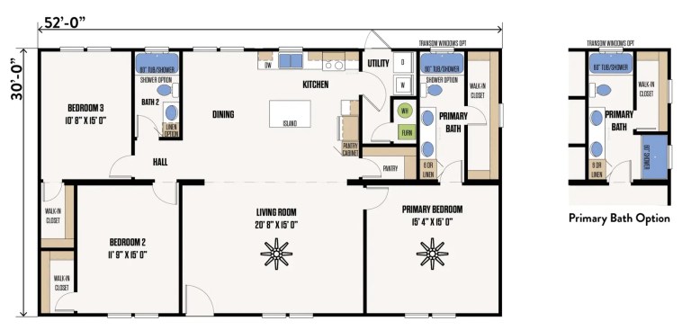 The Kendall double wide manufactured home