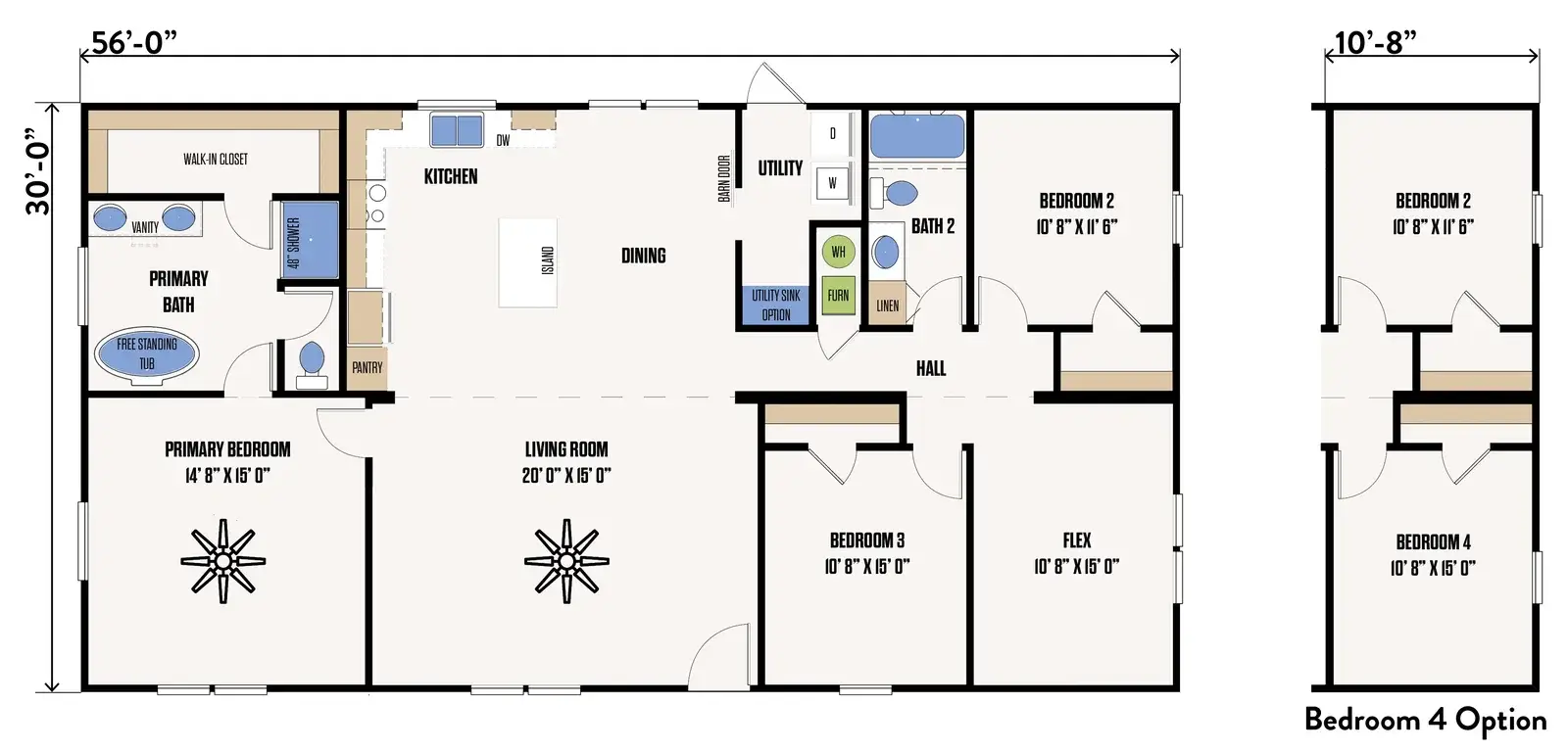 The Liberty floor plan