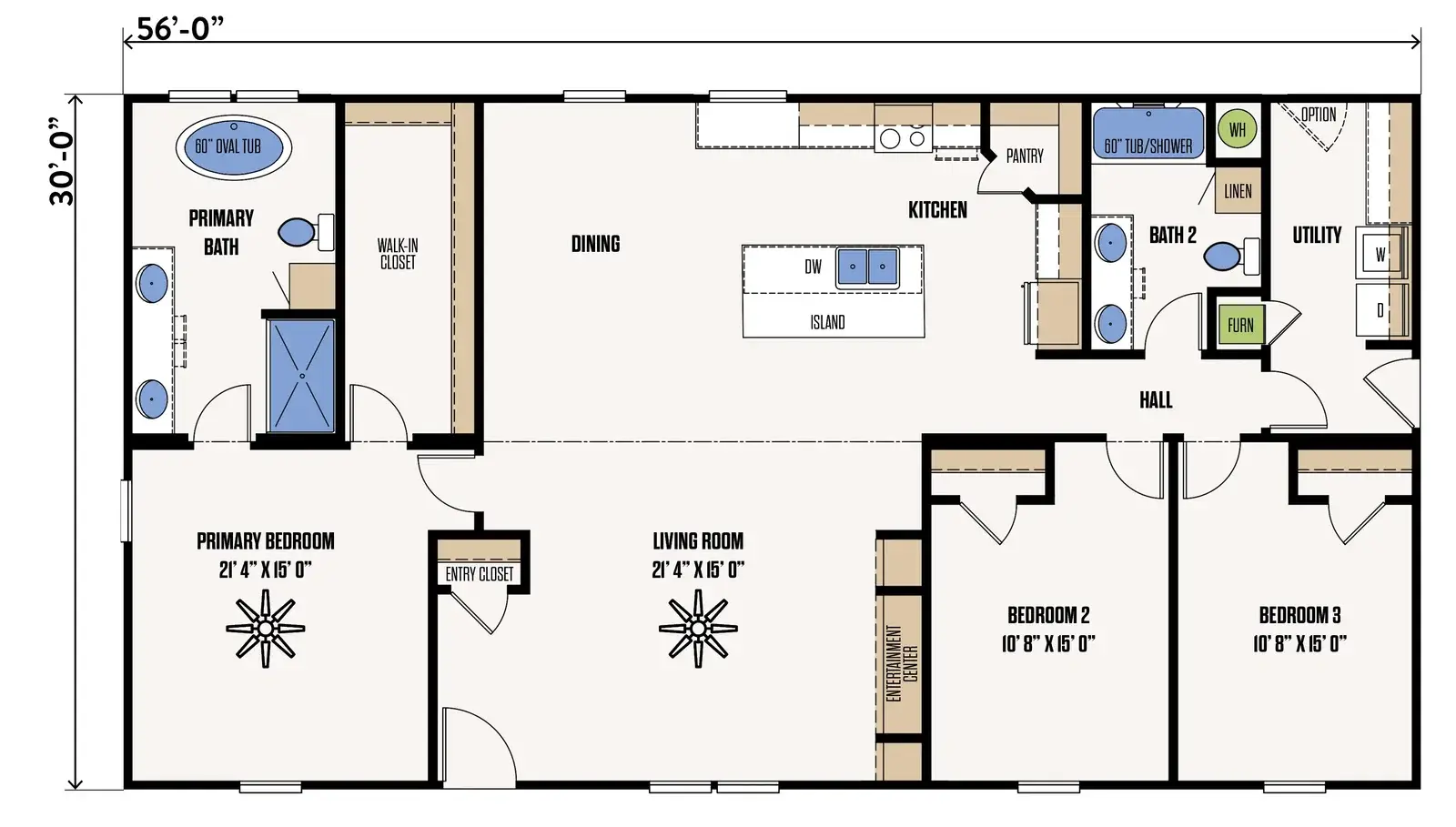 The Maverick floor plan