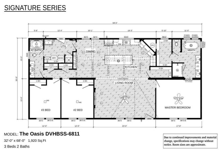 The Oasis double wide manufactured home