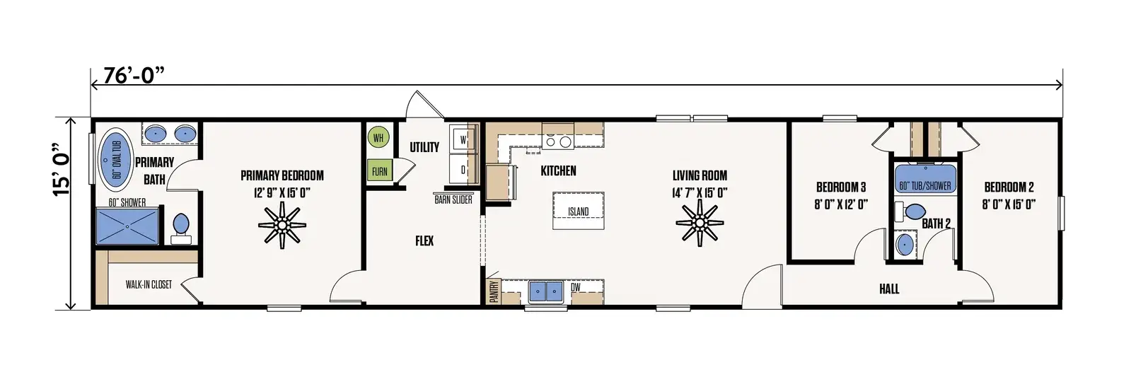 The Pearland floor plan
