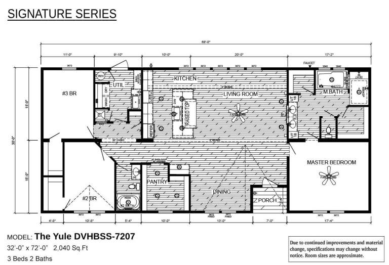 The Yule double wide manufactured home