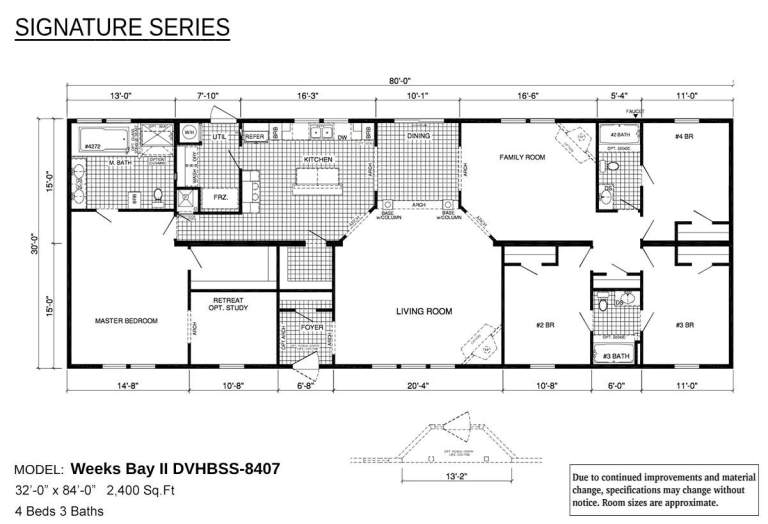 Weeks Bay II double wide manufactured home