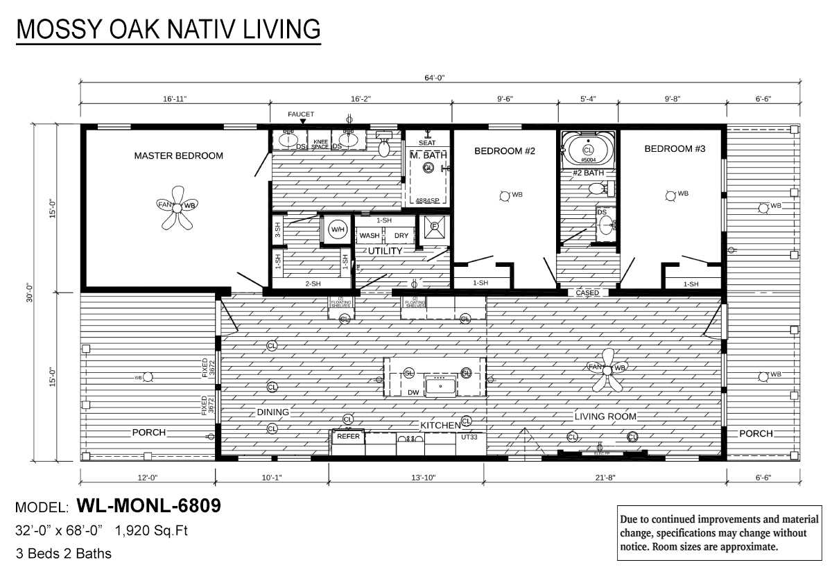 WL-MONL-6809 floor plan