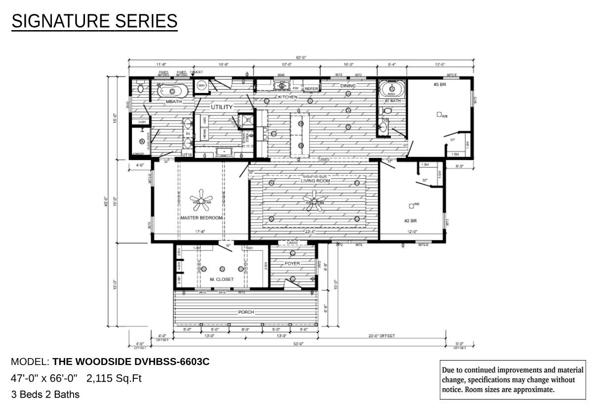 Woodside floor plan