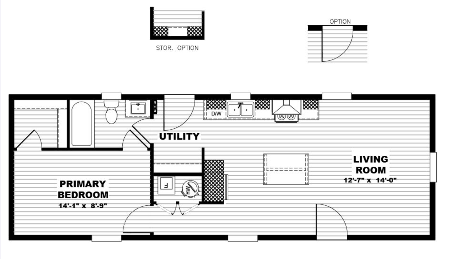 Yesterday floor plan